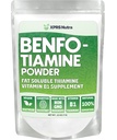 XPRS Nutra Benfotiamín prášok (Thiamín) - Rozpustný tuk Happy Heart Thiamine Supplement - Advanced Vitamin B1 Benfotiamín pre kognitívne boost - Vegánsky priateľský Benfotamín prášok (.25 Ounce)
