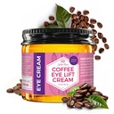 Leven Rose Lifting Coffee Eye Cream s kofeínom 1 oz - Prírodné riešenie pre tmavé kruhy a opuchy - spevňujúce anti-Aging pod očné ošetrenie