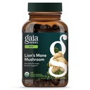 Gaia Herbs Lion's Mane Mushroom - Podpora zdravia mozgu a nervov* - 120 Vegánskych kapsúl (120-Deň dodávky)