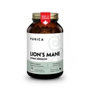 PURICA - Lion's Mane Micronized Huby, 120 Vegan Kapsule 60-Day Supply - Podporuje kognitívne zdravie - Non-GMO a Gluten-Free - Zameranie a podpora pamäte - Zdravie mozgu a zlepšenie trávenia
