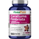 NusaPure Caralluma Fimbriata 1600mg - 180 Veggie Kapsule (Non-GMO, Vegan)