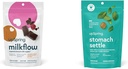 UpSpring Milkflow SoftChews, Dojčenie Supplement with Fenugreek & Blessed Thitle + UpSpring Žalúdočné Seattle Drops for Occasional Nauzea Relief/Upset Žalúdok s zázvorom, citrón, spearmint a B6.