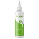 VetWELL Ušný čistiaci prostriedok pre psy a mačky - Otic Rinse pre infekcie a ovládanie infekcie ucha a zápachu u domácich zvierat - 8 oz (Cuumber Melon)