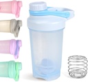 D.Y.A 16oz Leak Proof Športové Shaker Fľaša pre proteínové Shake, Pre Cvičenie a cestovanie - BPA zadarmo a ľahko čisté, modrá