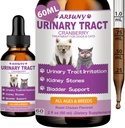 Mačka a pes Urinary Tract Infekcie Liečba - Podpora močový mechúr, obličky a inkontinencia - Cranberry Supplement for Mačky a psy - Pet UTI Supplement - Pet Obličky Support - Chrumkavé kuracie príchuť