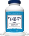 Vitamín Shoppe Draslík Citrát 99MG - podporuje kardiovaskulárne zdravie, podporuje bunkové funkcie, a pomáha udržiavať rovnováhu elektrolytov pre celkové wellness (300 kapsúl)