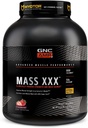GNC AMP hmotnosť XXX, klinicky dokázaná hmotnosť Gainer proteín prášok, zlepšuje silu a veľkosť, 780 kalórií, 50g proteínu, mikronizované aminokyseliny, kreatín, betaín, jahoda, 13 slúži, 6 libier