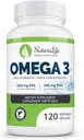 Triple Sila Omega 3 Rybí olej Kapsule 