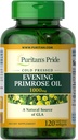 Puritáni pýcha večer Primrose Oil 1000 Mg S Gla, 120 Počet