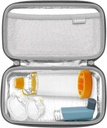 ROLSCO Nosenie puzdro pre Astma Inhaler pre deti a dospelých,Inhaler Spacer Cestovné puzdro pre zariadenie,Mask a ďalšie príslušenstvo (iba prípad)