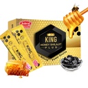 Ašraf Naturals King Honey Shilajit Plus - Premium Honey & Himalayan Shilajit Blend s bylinnými extraktmi, prírodná energia a podpora vitality,15 Vrecká x 15g
