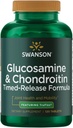 Swanson Timed- Release Glukozamín a chondroitín Sulfate 750/600 Milligrams 120 Tablety