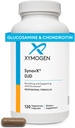 XYMOGEN SynovX DJD - pomáha udržiavať zdravé kĺby + poskytuje spoločné tkanivo stavebné bloky s MSM, Green-Lipped Mussel, Chondroitín Sulfate, glukozamín sulfát, kyselina hyalurónová (120 kapsuly)