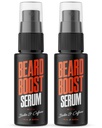 Wild Willies Beard Rastové sérum (2-Pack) - Prírodná starostlivosť o medvedík s biotínom a kofeínom pre zdravšie, hrubšie a plnšie vyzerajúce fúzy - denné grooming rutiny vyživuje a hydratuje Mens tváre vlasy