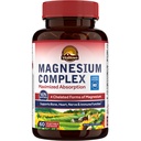 Vitalitown Magnézium Complex Supplement 500mg - Maximalizované Absorpcia NSF Certified Empired Magnézium Glycinate, Malate, Taurate & Citer - Vegan Non-GMO pre spánok, Energia & Heart 60 Caps