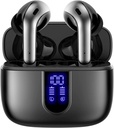TAGRY Bluetooth Slúchadlá Pravé bezdrôtové Earbuds 60H Playback LED displej slúchadlá s bezdrôtovým nabíjacím púzdro IPX5 vodotesné in-Ear Ear púčiky s Mic pre TV Smart Phone notebook Sport