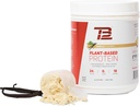 TB12 Plant Based Protein Powder, Trvalo sourced Pea Protein, Vanilla, Vegan, 1g Net Carb, Non-GMO, Dairy-free, Cukor-free (18 porcií / 1,26lbs)