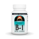Zdroj Naturals Vitamín B-1 Tiamín 500mg - Vysoká potencia, 500mg - 50 tabliet