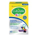 Culture Immune Defense Probiotiká s vitamínom C, vitamínom D a zinkom + bazy, non-GMO, 4-in-1 Immune Support for Kids Ages 3+*, Mixed Berry Chewables, 60 Count