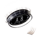 Lashify Zosilniť 8mm Gossamer predĺženie rias znovu naplniť, farba popola, DIY False Lashes pre prirodzený vzhľad