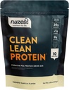 Nuzest - Pea Protein Powder - Clean Lean Protein, Premium Vegan Plant Based Protein Powder, Dairy Free, Gluten Free, GMO Free Protein Shake, Hladké Vanilla, 8.8 oz