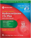 Členský Mark Hydrokortizón Cream 1%, Net Wt. 4x2 oz. = 8 oz.