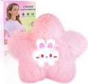 Mikrovlnné Kúrenie Pad na obdobie Kŕče bolesť úľava- Mikrovlnná rúra Kúrenie Pad pre ženy s vlnou Tepelný Pack pre krku plece roztomilé mäkké teplé kompresné Cozy Pad Plush hviezda Valentines darčeky pre dievčatá