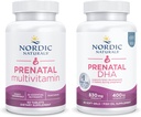 Nordic Naturals Nová mama Bundle - prenatálne multivitamínové tablety, prenatálna DHA