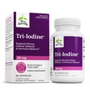Terry Prirodzene Tri-Iodine - Diétny doplnok pre podporu zdravia prsníkov a prostaty - Zdravá funkcia štítnej žľazy Doplnková pomoc - 25 mg, 60 kapsúl