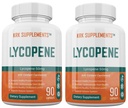 2 fľaše Lycopene 50 mg 180 celkové kapsuly