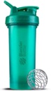 BlenderBottle Shaker fľaša s pilulkou Organizátor a skladovanie pre Protein Powder ProStak System, 22-Ounce, Teal