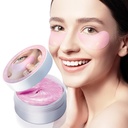 Rose Eye Mask-60 PCS- pod očami Patches liečba očí maska pre tmavé kruhy Puffy Eye Bags jemné Lines proti vráskam s kyselinou hyalurónovou