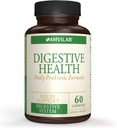 Digestive Health Supplement,Daily Probiotic 7 Miliarda CFUs v kapsule,5 Základné kmene vrátane Lactobacillus GG. Podporuje intestinálne a imunitné zdravie. 60 kapsúl