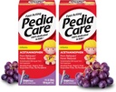Dojčatá Acetaminofén perorálna suspenzia Tekutá, rýchlo účinkujúca dojčenská bolesť Reliyver/Fever Redukcia s ľahko použiteľnou injekčnou striekačkou, Zero alkohol alebo Aspirín alebo Ibuprofén, Hroznová aróma, 1 fl oz (2 balenia)