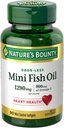 Fish Oil 1290 mg, Mini Odorless Softgels, 2 Bottles (90 Count)