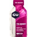 GU Energy Original Sports Nutrition Gel 8-Count Vanilla Bean a 8-Count Tri-Berry Bundle s aminokyselinami a elektrolytmi