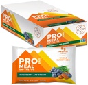 PROBAR - MÄSO Bar, Superberry & Greens, Non-GMO, Gluten-Free, Zdravé, Plant-Based, Celo-Potraviny zložiek, Prírodná energia (12 Počet)