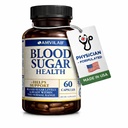 Krvný cukor zdravie Prírodné 20 Bylinné a vitamíny so škoricou, Alpha Lipoic Acid na podporu zdravia, non-GMO, pre mužov Ženy, podporuje zdravé energetickej hladiny - 60 bylinné pilulky - 30 Day Supply