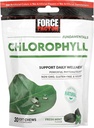FORCE FACTOR Chlorofyl mäkké žuvačky Antioxidanty Doplnok k zníženiu telesného zápachu, Podporovať čerstvý dych, non-GMO, Gluten-free, a Vegan, čerstvé mätové príchuť, 30 mäkké žuvačky, Zelená