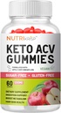 Keto ACV Gummies Advanced Weight Loss & Rapid Belly Fat Burn - bezcukrové lepidlo zdarma Super Apple Cider Ocogar Diet Supplement for Men Women (1200MG)