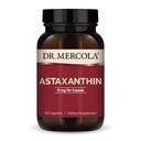 Dr. Mercola Organic Astaxantin - 12 mg Astaxantin - Výkonný Antioxidant Podpora - Organické Mikroriasy Extract - Non-GMO, Gluten-Free & Soy-Free - 90 Kapsule (90 Servings)