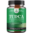 Pokročilé soľné TUDCA doplnok - Extra sila TUDCA 500mg na podávanie bile soli pre žlčník obličiek a podpory pečene - Vysoká čistota Tauro Ursodeoxycholická kyselina Pečeň a žlčník očistiť