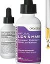 TriGuard Plus Lions Mane - Levy Mane Nootropic, Olive Leaf, Elderberry Extract Liquid Tincture 2 fl oz 