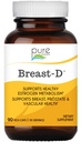 Prsník D by Pure Essence - Natural Supplement for Estrogen Balance, Hormonal Acne, and Menopauza Support with Vitamin D3, Calcium, Green Tea & Lycopene - 90 Kapsule