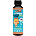 Barlean's Omega Pals Health Liquid, Tangerine Ochutené Omega 3 pre deti, Rybí olej doplnok s 500 mg EPA & DHA Plus luteín a zeaxantín Vitamíny pre podporu modrého svetla, 8 oz