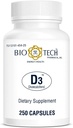 Bio-Tech Pharmacal Vitamín D3 (D3 1k IU, počet 250)