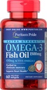 Puritáni Pride Extra sila Omega-3 rybí olej 1500 Mg 450 Mg Active Omega-3 Softgels, 60 Počet