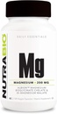 NutraBio Magnesium Supplement, Magnesium Glycinate for Sleep, Biglycinate, D-Magnesium Malate, Muscle & Nerve Support, for Men and Women, 120 Vegetable Capsules