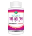 Najlepšie Zemi Naturals Time Release Kofeín s L-tyrozínom, vitamín B6, vitamín B12, tiamín a viac - Energetický doplnok pre ženy a mužov - 40 Počet