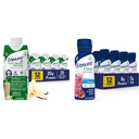 Zaistiť 100% Rastlinné-založené vegánskej bielkovín výživy Shakes s 20g Fava Bean a Pea Protein, Vanilla & Uistite sa, Tekuté Clear Nutrition Drink, 0g tuku, 8g bielkovín, čučoriedkové granátové jablko, 10 Fl Oz